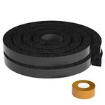 Futuwi Air Conditioner Foam Seal-2 Rolls 1 Inch Wide X 1 Inch Thick, Non Adhesive Foam Insulation Weather Seal Tape Total 13 Feet Long(6.5ft x 2 Rolls)