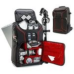 USA Gear DSLR Camera Backpack Case 