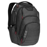 OGIO Renegade RSS Ultimate Heavy-Duty Impact Resistant Laptop/Tablet Backpack, 50 cm-30 L, Black Pindot