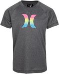 Hurley Boys' Rash Guard Shirt, Blac