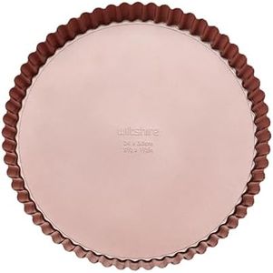 Wiltshire Quiche and Tart Pan, 24 cm Diameter, Rose Gold