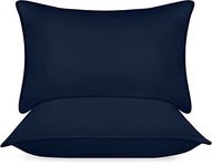 Utopia Bedding Bed Pillows for Sleeping (Navy), Standard Size, Set of 2, Hotel Pillows, Cooling Pillows for Side, Back or Stomach Sleepers