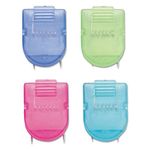 ADVANTUS Panel Wall Clip for Fabric Panels, Standard Size, 40-Sheet Capacity, Pack of 20, Assorted Cool Colors (75307)