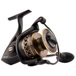 PENN Battle Spinning Fishing Reel, Black, 6000