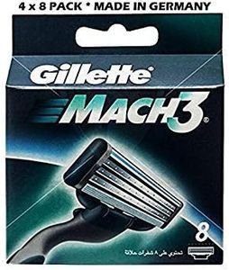 Gillette Mach 3-32 Count (4 x 8 Pack)