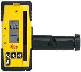 Leica RE 160 Digital Rugby Rod Eye 160 Digital Rotary Laser Receiver, Yellow