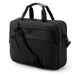 bagsmart Laptop Bag, 15.6 inch Briefcase, Laptop Case Men Women, Shoulder Bag, Work Bag Business Travel Office, Lockable (Black-15.6 inch)