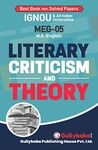 Gullybaba IGNOU MA Sem MEG-05 Literary Criticism and Theory in English - Latest Edition IGNOU Help Book with Solved Previous Year's Question Papers and Important Exam Notes