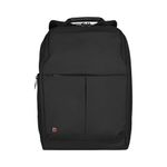 Wenger 601070 RELOAD 16" Laptop Backpack, Padded laptop compartment with iPad/Tablet/eReader Pocket in Black (16 Litres)