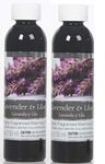 Hosley Set of 2 5 Ounce Lavender and Lilac Fragrance Warming Oils 5 Ounce. Ideal Gift for Weddings Spa Reiki Meditation Bathroom Settings P1