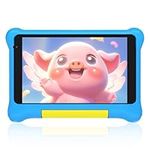 Lville Kids Tablet 7 inch, Android 12 Tablet for Kids with Quad Core, 32GB, 2500mAh, Parental Control, Kidoz Installed, HD Display, WiFi, Bluetooth,Tablet with Kid-Proof Case for Kids, Blue