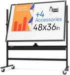 Rolling Dry Erase Board 48 x 36 - L