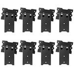 Toriexon Deer Stand Brackets 8 Pack, 4 x 4 Brackets for Deer Stand with Powder Coated, Elevator Brackets Heavy-Duty for Outdoor Platforms, Deer Hunting Stands, Shooting Shacks, and Tree Houses