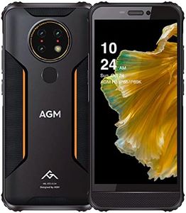 AGM H3 Rugged Smartphone, 4G LTE Rugged Phone Unlocked Android 11, 13MP Infrared Night Camera, Fingerprint and Face ID, 2W Front Speaker, 5.7" HD+ Screen, 5400mAh, 4GB+64GB, Unlocked Rugged Smartphone