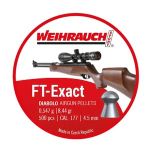 Weihrauch FT Exact .177/4.53mm Airgun Pellets Qty 500 L815