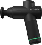 Hypervolt Go 2 in Black - Featuring Quiet Glide Technology - Handheld Percussion Massage Gun | 3 Speeds, 2 Interchangeable Heads | Helps Relieve Sore Muscles and Stiffness