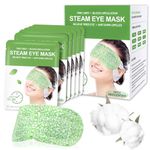 BeMyLady 16Pcs Steam Eye Masks for Dry Eyes,Warm Eye Masks,Relief Eye Fatigue Hot Sleep Masks Heated Eye Masks for Sleeping,Dry Eyes,Travel Essentials,Bedroom Accessories,Idea Gifts(Unscented)