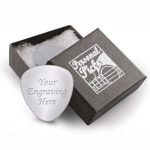 EIO Gifts Personalised Guitar Pick with Gift Box – Silver Guitar Plectrum for Bass, Acoustic & Electric Guitar – Engraved with Your Custom Text