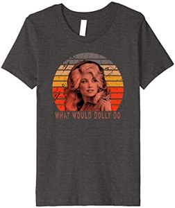 X.Style Parton Funny What Would Dolly T-Shirt Women Men Long Sleeve ds857 ds2142 T-Shirt Black
