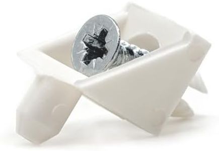 ReplacementScrews White Shelf Support Pins Compatible with IKEA Part 101558 (Pax, KOMPLEMENT) (Pack of 8)