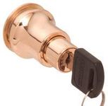 CRL Brass Plated Lock for Cabinet G