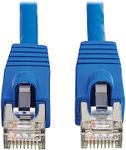 Tripp Lite Cat8 40G PoE Shielded Ethernet Cable, 1 Foot / 0.3 Meters, Blue, High Speed, Power Over Ethernet, RJ45, Snagless SSTP, Male-to-Male, Network Patch LAN Cord, (N272-F01-BL)