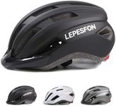 Bike Helmet Men Womens Cycle Helmets Adults LEPESFON with Visor Light Breathable Mountain Bike Helmet and Mens Road Bike Helmet Adjustable Bike Helmet Women 56-61cm