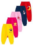 Kuchipoo Regular Fit Baby Girls Pyjamas - Pack of 5 (Multicolor, 7-8 Years, PAJ-147)