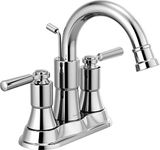 Peerless Westchester Centerset Bathroom Faucet Chrome, Bathroom Sink Faucet, Drain Assembly, Chrome P2523LF