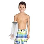 Blocka-wear Waterproof Cast Cover Arm Child for Shower & Bath - Reusable Broken Arm Protector Sleeve Kids Made With Stretchy Neoprene Seal & PVC Body – M, 49 cm x 24 cm, Grey