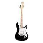 Fender Squier 0310602506 Affinity Stratocaster 6-Strings Electric Guitar, Right-Handed, Black, Maple Fretboard