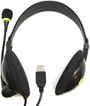 TFD Supplies Wholesale Bulk 5 Pack Stereo USB Headphones with Microphone