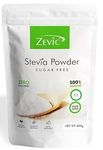 Zevic Stevia Sugar Free Powder | Zero Calories Stevia Powder | Vegan & Keto | 100% Natural Sweetener Powder | Natural Sugar Substitute | Diabetic Friendly Sugarfree White Powder - 800g; 1tsp is equivalent to 1tsp of sugar