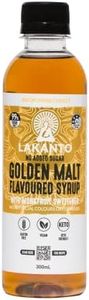 Lakanto Monkfruit, No Added Sugar Flavoured Syrup, Golden Malt, 300 ml