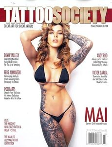 TATTOO SOCIETY MAGAZINE - DECEMBER 2023 / ISSUE # 84 - MAI (COVER)