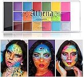 UCANBE Athena Body Face Paint Oil Palette 20 color Professional Non-Toxic Makeup Pallet Halloween FX Party Artist Fancy Adult Painting