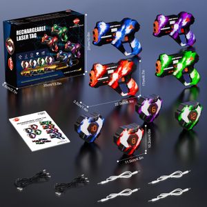 VATOS Rechargeable Laser Tag Set – 4-Player Multiplayer Game