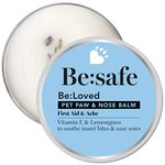 Be:safe Natural Dog Paw & Nose Balm, Soothes Insect Bites & Eases Sores and Minor Injuries, Great for Dogs Noses, Paws & Skin - 60g Pot