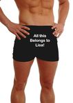 Mens personalised boxer shorts