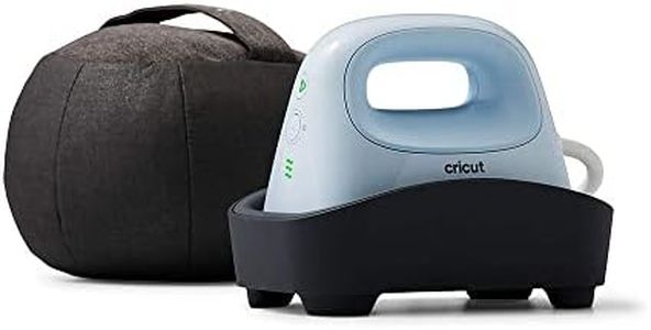 Cricut Presse à chapeau 5" x 3" – Presse thermique incurvée pour projets de chapeaux et casquettes – À utiliser avec du vinyle thermocollant (HTV), de l'encre infusible et la sublimation