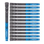 VIPERGOLF Pro Multi Cord Golf Grip, Midsize/Standard Golf Club Grip Set, Super Stability, Multi Cord Rubber, All Weather Golf Grip (Pack Of 13) (Midsize)