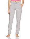 Van Heusen Women Stretch Fit Lounge Pants - Cotton Elastane - Smart Tech+, Easy Stain Release, Moisture Wicking, Ultra Soft_55303_Lt Grey Melange_XL