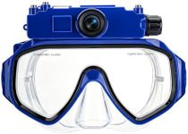 oumeiou 2K Diving Mask with Camera, Wi-Fi Viewing on Phone, 15 m Waterproof