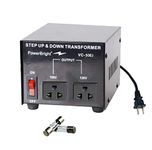 PowerBright 500 Watts Japanese Voltage Transformers, Step Up and Down Japan Converter, Can be Used in 120 Volt and 100V Countries, Convert from 120V to 100V and 100V to 120V, Universal Outlet Socket