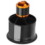 RC Airplane Motor, CW / CCW, QX Motor 50mm EDF 12-Blade Duct Fan with QF2611 5000KV 3-4S Brushless Motor Weihnachten for RC Airplanes, Black (CW)