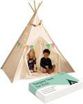 Kids Teepee Tent for Kids - with Light String | Teepee Tent for Kids | Kids Play Tent | Kids Teepee Play Tent | Toddler Teepee Tent for Girls & Boys