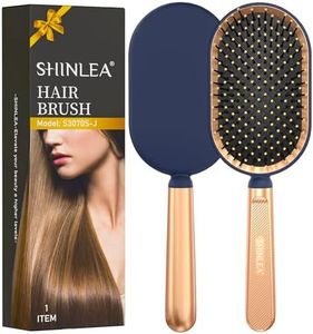 SHINLEA Cepillo de púas grandes para el pelo, cepillo para el cabello húmedo/seco, alisador, masajeador del cuero cabelludo para hombres, mujeres, niños, reduce los enredos y la rotura del cabello