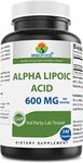 Brieofood Alpha Lipoic Acid 600mg per Serving - 240 Capsules - Non-GMO, Gluten Free