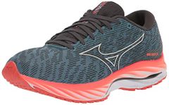 Mizuno Men's Wave Rider 26 Running Shoe, Provincial Blue/Nimbus Cloud, 12