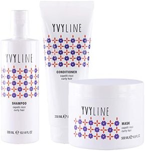 YVYLINE KIT per Capelli Ricci - Shampoo Curly Girl Method + Conditioner balsamo + Maschera| Super-idratante per ricci definiti e leggeri | Set 3 pezzi